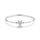 Szívköves S925 Ezüst Charm Karkötő Charm 19 cm