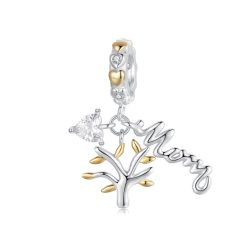 Mom Életfa Ezüst Charm