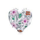 Szív S925 Ezüst Charm Ezüst