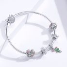Szív S925 Ezüst Charm Ezüst