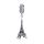 Eiffel-Torony Ezüst Charm