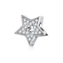 Csillag S925 Ezüst Charm