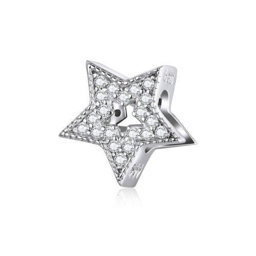 Csillag S925 Ezüst Charm