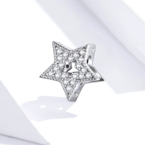 Csillag S925 Ezüst Charm