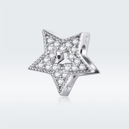 Csillag S925 Ezüst Charm