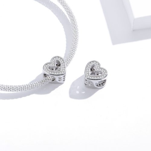 Szív S925 Ezüst Charm