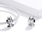 csillogo ezust zebra charm reszletes mintaval pandora kompatibilis