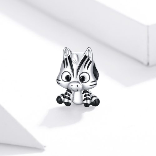 pandora kompatibilis ezust zebra charm koves kialakitassal