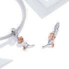 Rózsás S925 Ezüst Charm