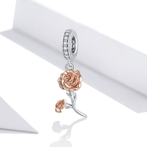 Rózsás S925 Ezüst Charm