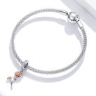 Rózsás S925 Ezüst Charm