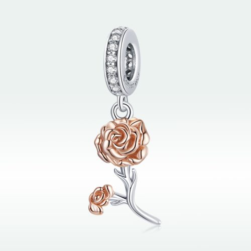 Rózsás S925 Ezüst Charm