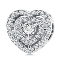 Szív S925 Ezüst Charm