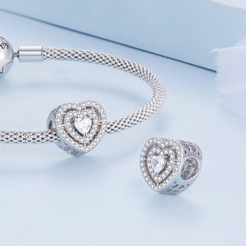 Szív S925 Ezüst Charm