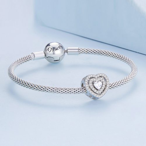 Szív S925 Ezüst Charm