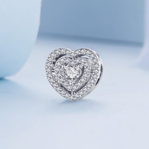 Szív S925 Ezüst Charm