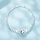Család Tematikájú S925 Ezüst Charm Karkötő 19 cm
