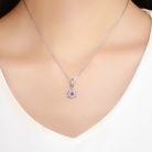 Virágos S925 Ezüst Charm