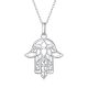 Hamsa Kéz S925 Ezüst Nyaklánc